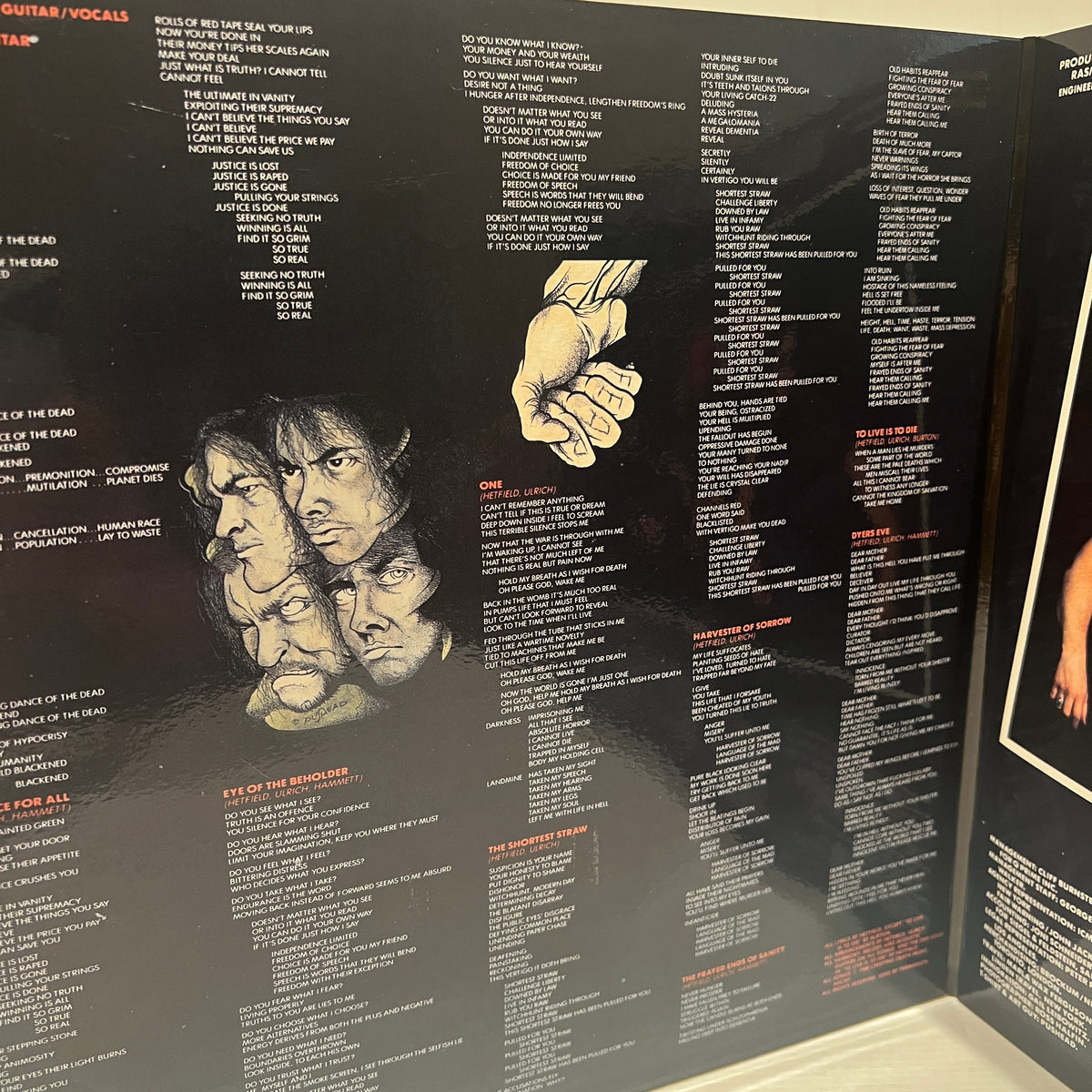 Metallica - and justice for all - clear vinyl 2LP gatefold