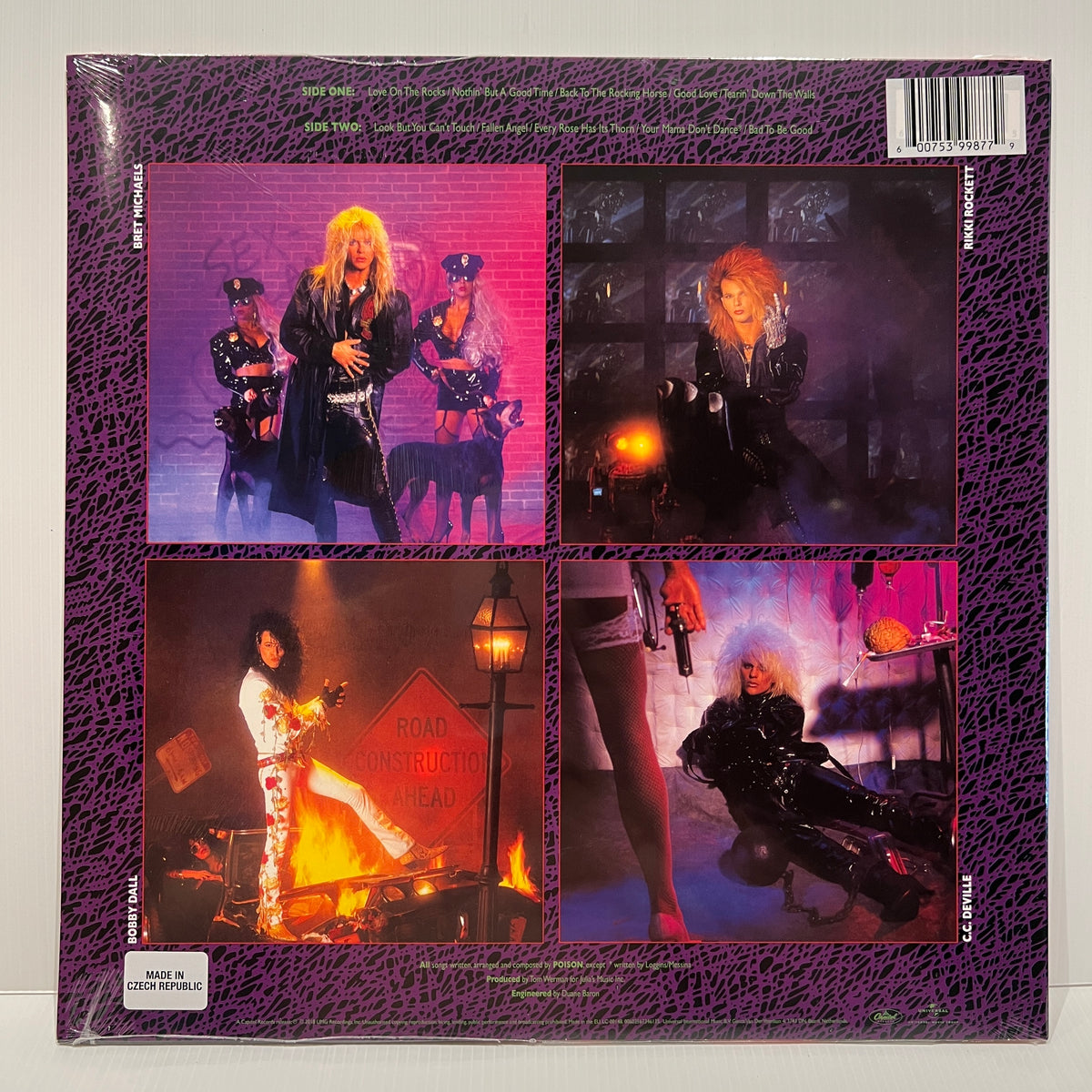 Poison - Open Up and say .. Ahh! - limited RED vinyl LP