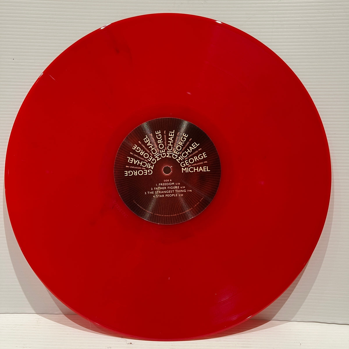 George Michael outlet Red Vinyl UK Import