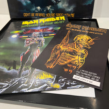 Load image into Gallery viewer, Iron Maiden - Don't be afraid , you're safe with me - rare limited COLOR vinyl 3LP BOX + 2CD