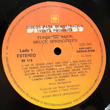 Load image into Gallery viewer, Bruce Springsteen - Tunnel de Amor - rare promo Argentina 12" LP