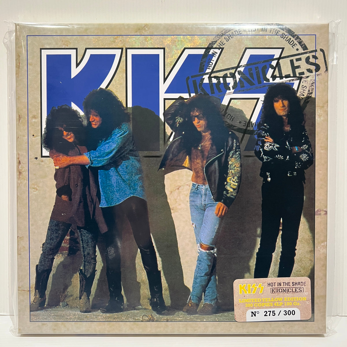Kiss - Hot in the Shade Kronicles - rare limited YELLOW vinyl 4LP