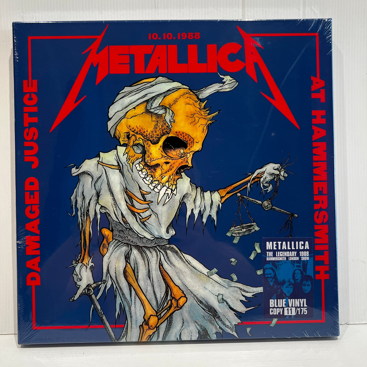 Metallica - Damaged Justice at Hammersmith - rare BLUE 3LP box 