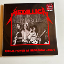 Load image into Gallery viewer, Metallica - Lethal Power at Broadway Jack's - rare limited RED vinyl 3LP