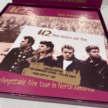 Load image into Gallery viewer, U2 - Deep Inside a Cold Fire - rare limited YELLOW vinyl 4LP