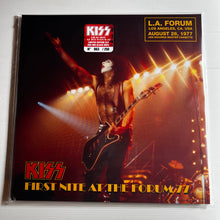 Load image into Gallery viewer, Kiss - First Nite at the Forum 77 - rare limited RED vinyl 2LP