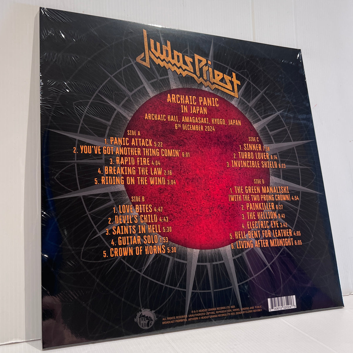 Judas Priest - Archaic Panic in Japan - limited color vinyl