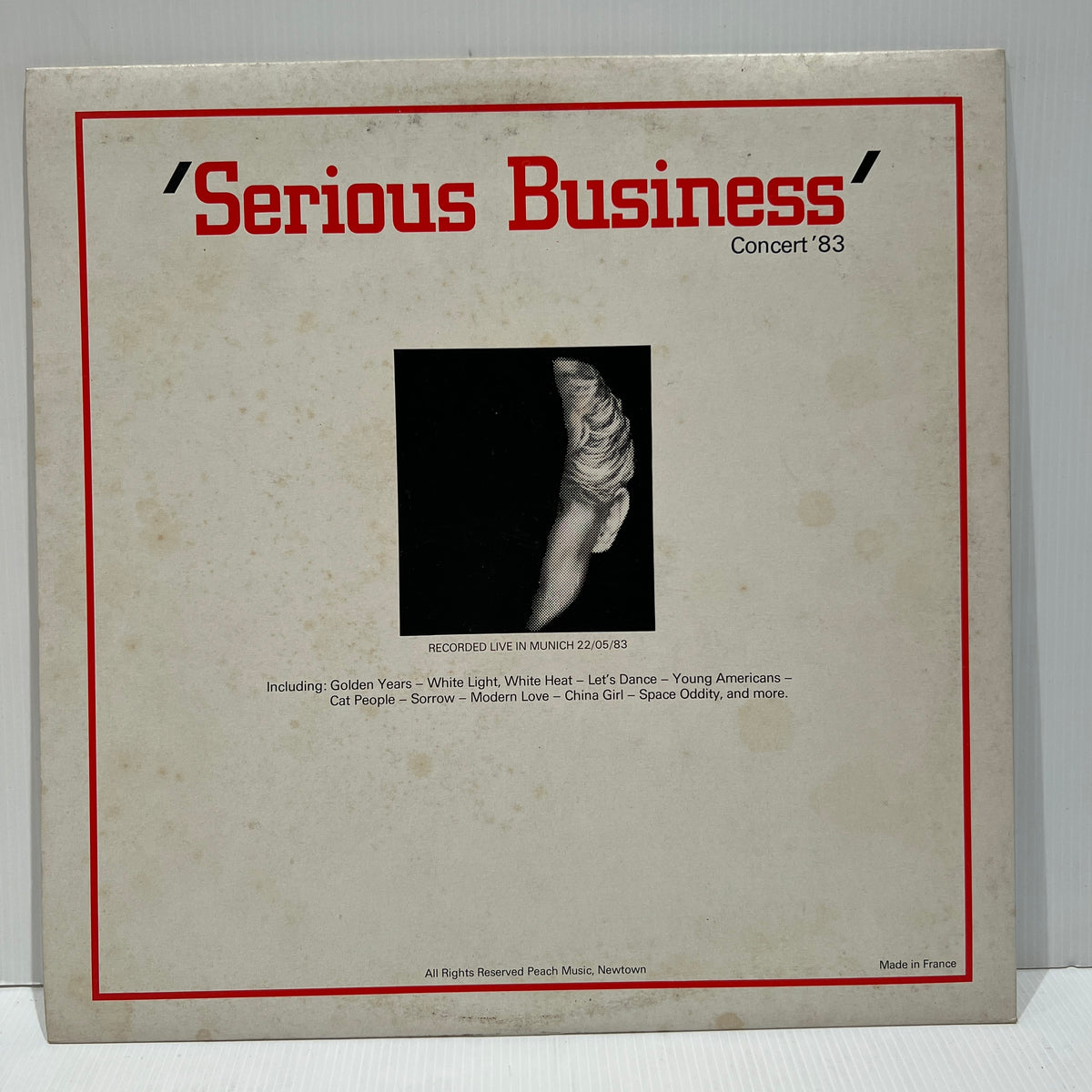 David Bowie - Serious Business - rare vinyl 2LP