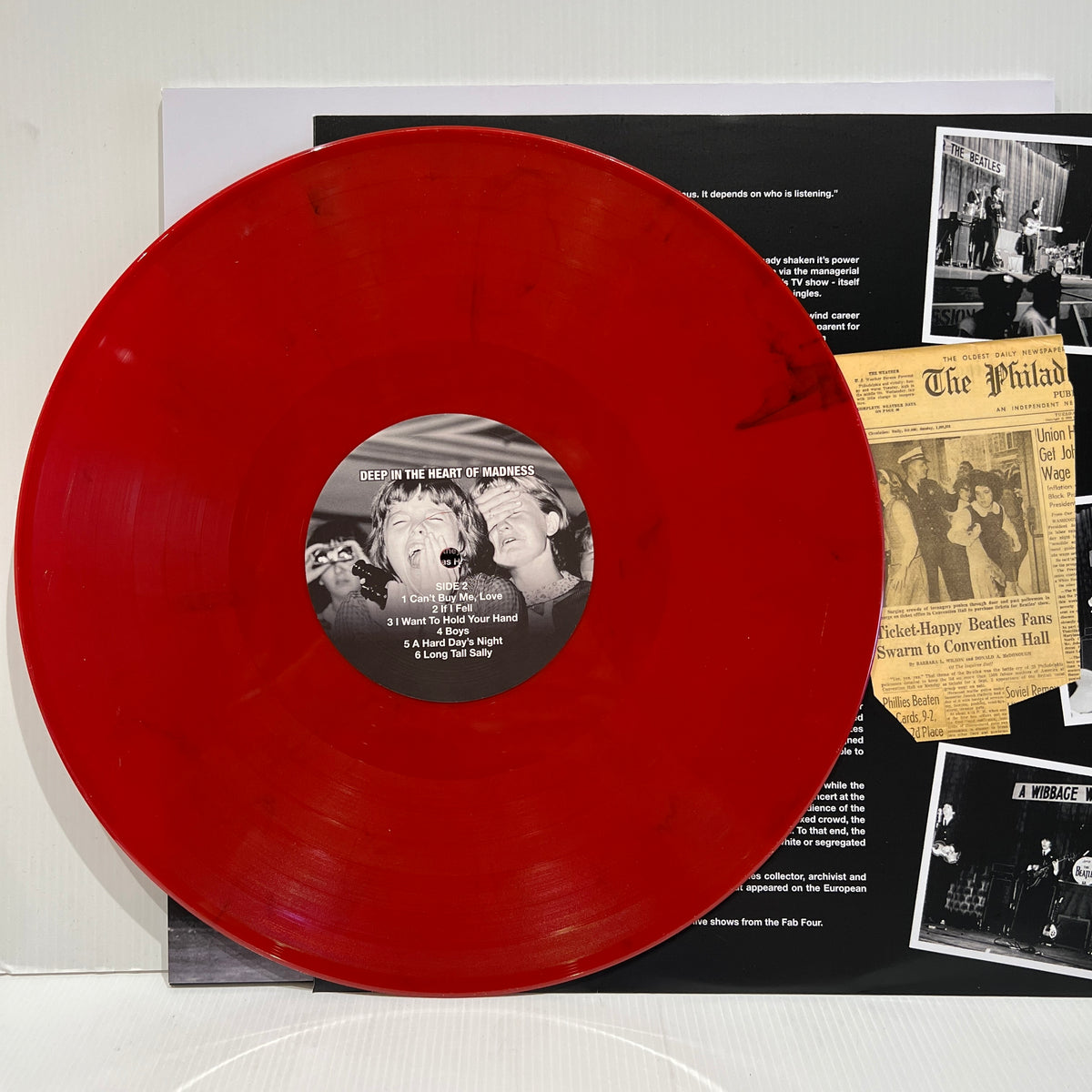 The Beatles - Deep in the Heart of Madness - rare limited RED vinyl LP –  rockrecordscollectors