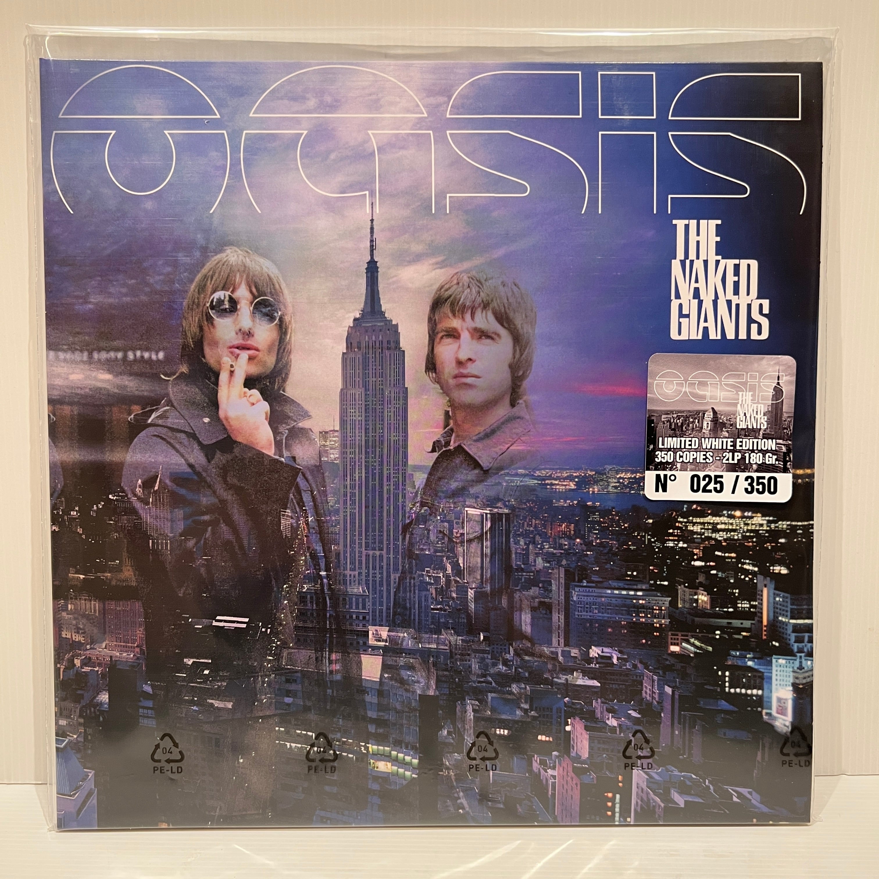 Oasis - The Naked Giants - rare limited WHITE vinyl 2LP
