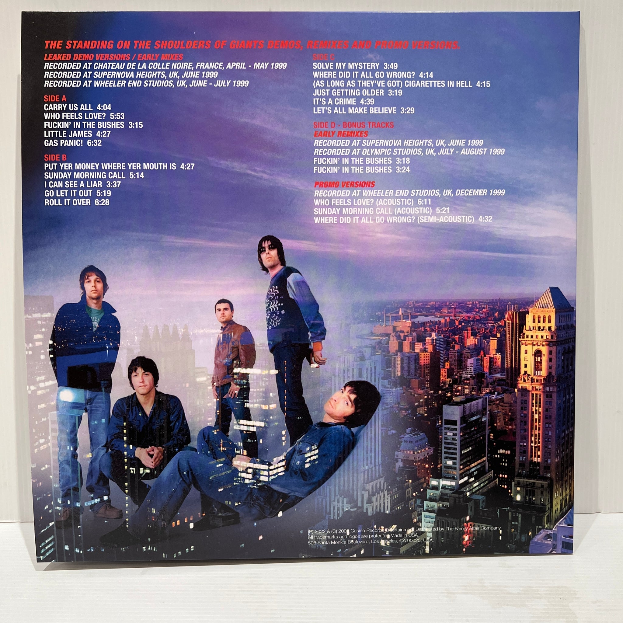 Oasis - The Naked Giants - rare limited WHITE vinyl 2LP