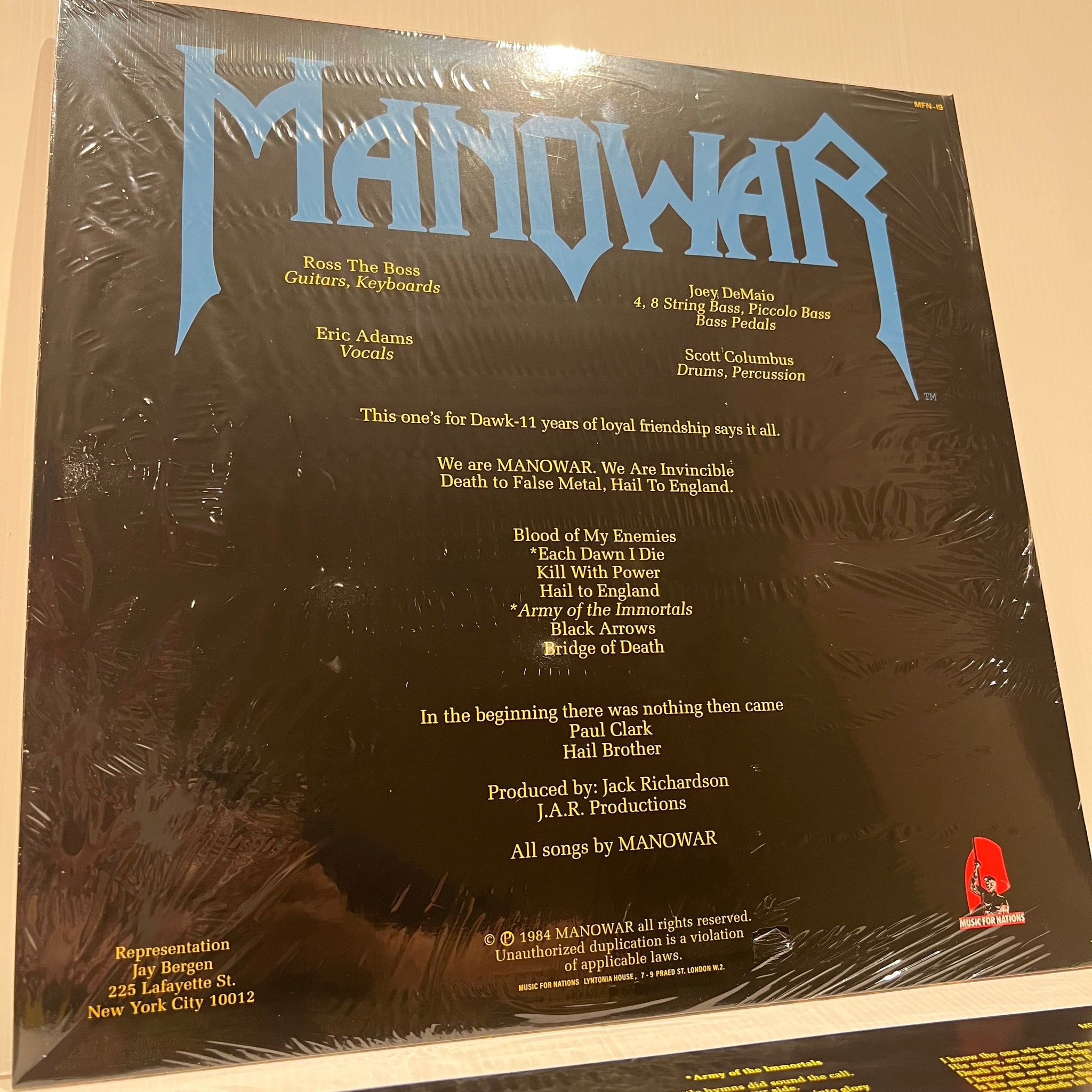 LPレコード マノウォー MANOWAR HAIL TO ENGLAND 輸入 Manowar – Hail To England – Cassette (Dolby System, Album