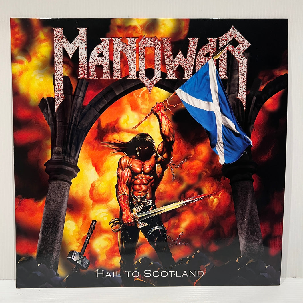 Manowar - Hail To Scotland - rare limited RED vinyl LP