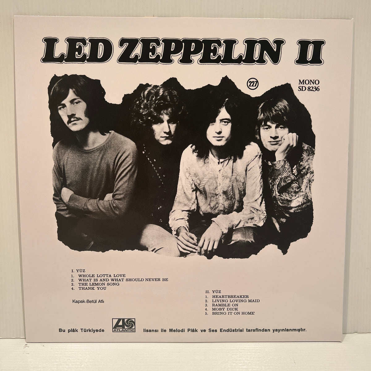 Led Zeppelin - II - rare RED vinyl Edition – rockrecordscollectors