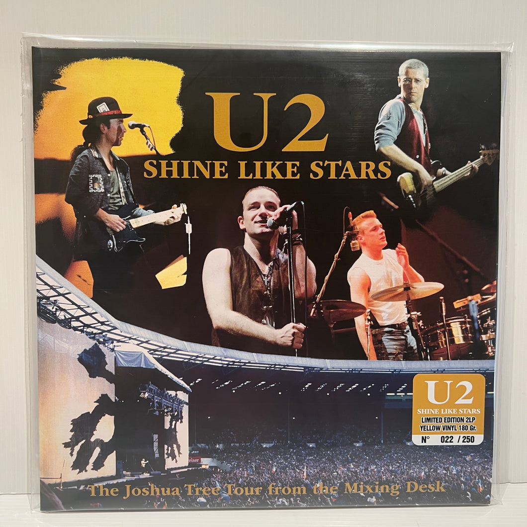 U2 - Shine Like Stars - rare limited YELLOW 2LP