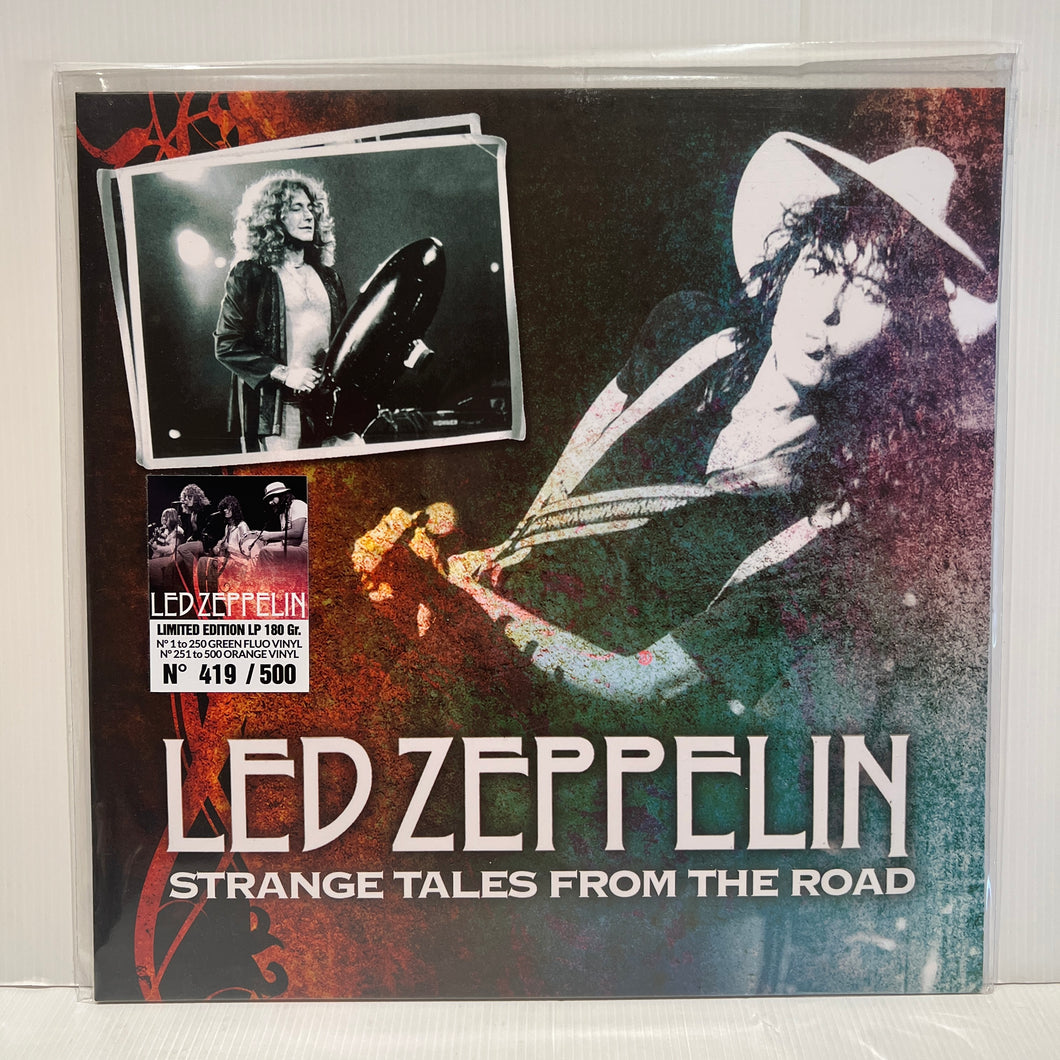 Led Zeppelin - Strange Tales from the Road - rare limited ORANGE  vinyl LP
