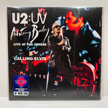 Load image into Gallery viewer, U2 - Calling Elvis. Live at the Sphere -Limited BLUE vinyl 3LP
