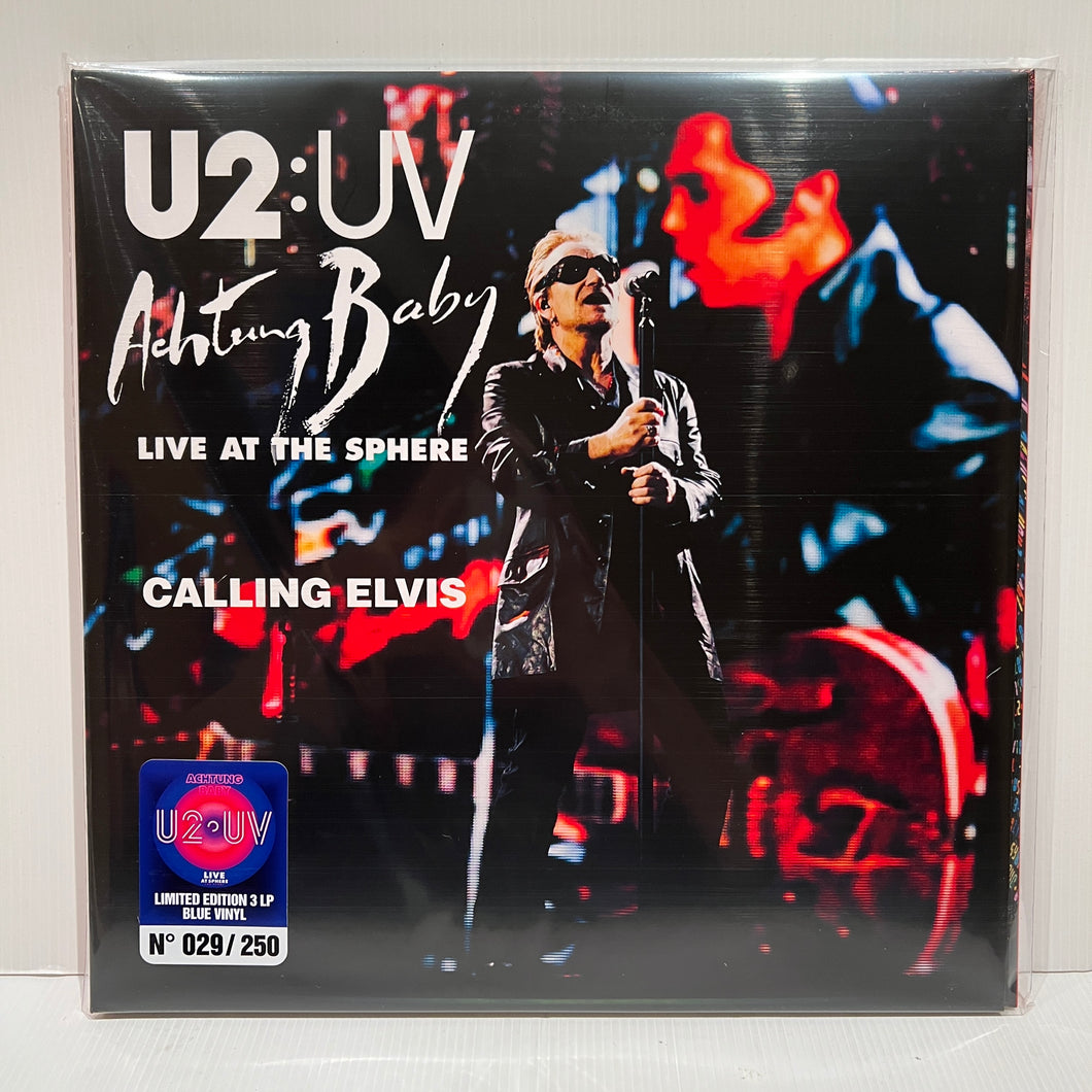 U2 - Calling Elvis. Live at the Sphere -Limited BLUE vinyl 3LP