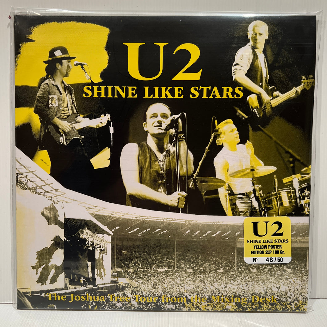 U2 - SHINE LIKE STARS - ULTRA LIMITED YELLOW VINYL 2LP + POSTER