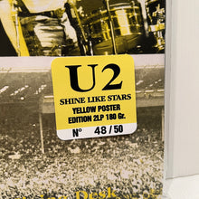 Load image into Gallery viewer, U2 - SHINE LIKE STARS - ULTRA LIMITED YELLOW VINYL 2LP + POSTER
