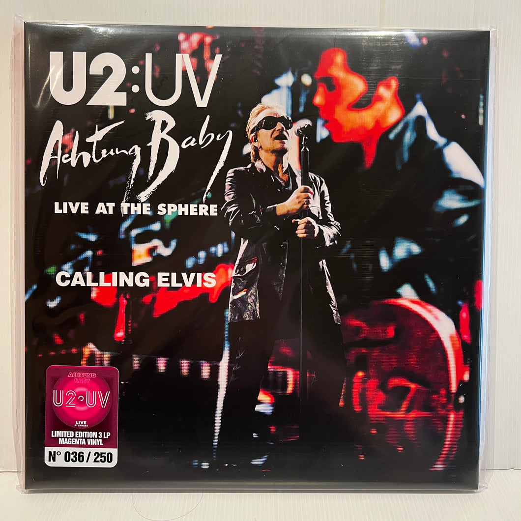 U2 - Calling Elvis. Live at the Sphere - Limited MAGENTA vinyl 3LP
