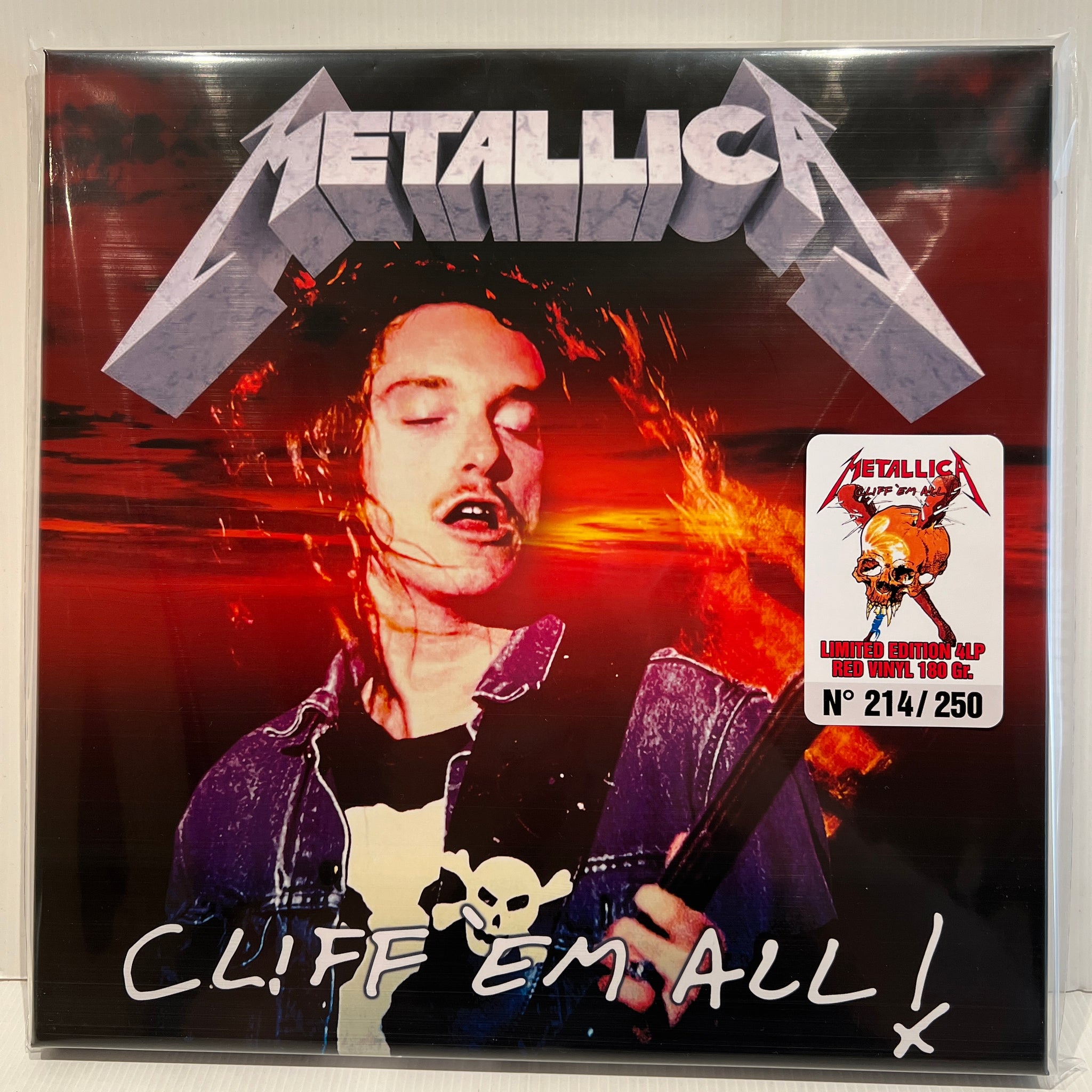 METALLICA - CLIFF'EM ALL - RARE LIMITED RED VINYL 4LP BOX ...