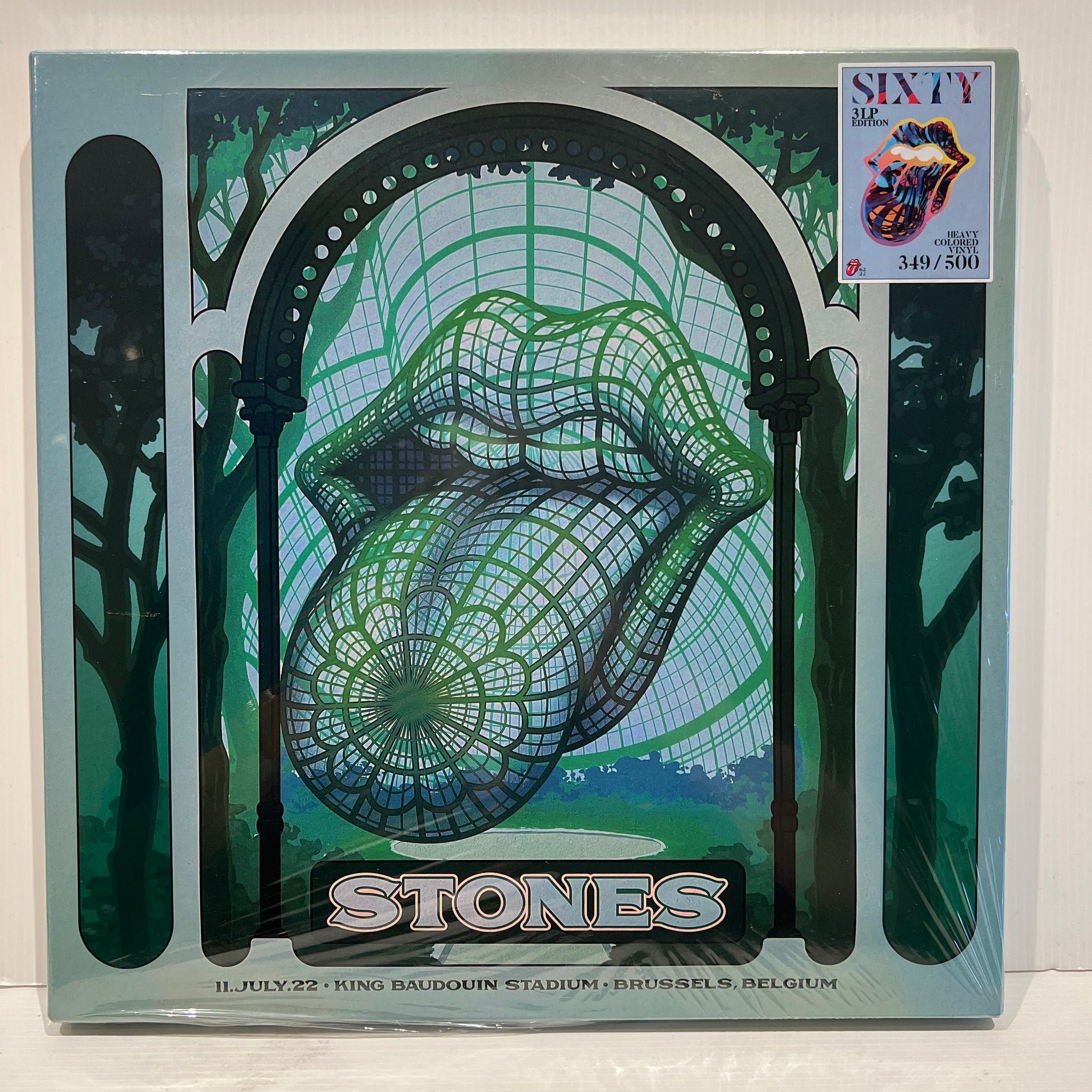 The Rolling Stones - Brussels 2022 - rare limited COLOR vinyl 3LP