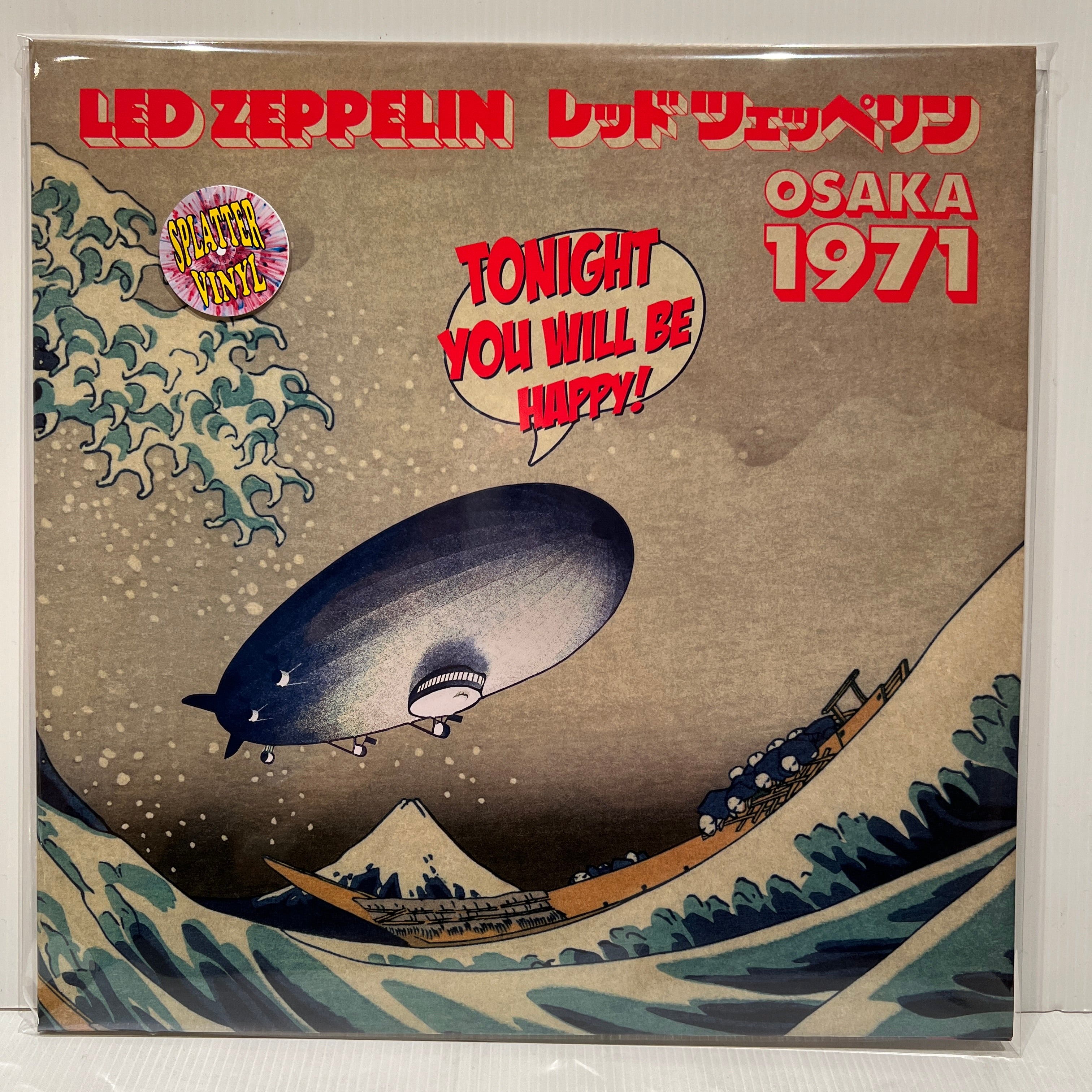 Led Zeppelin - Tonight You will be Happy ! - Rare Splatter vinyl 2LP