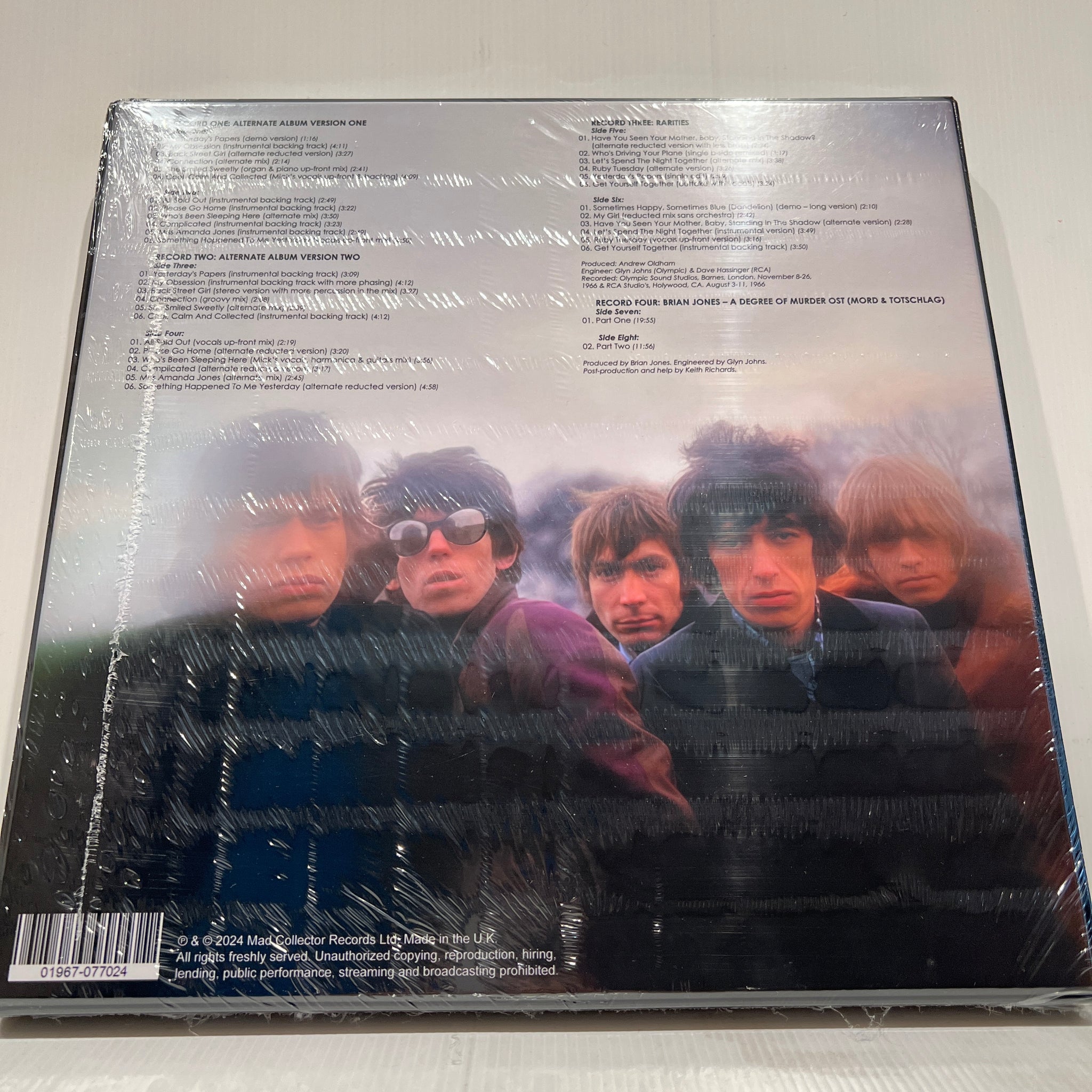 The Rolling Stones レコードコレクション The Rolling Stones LPレコード4枚セット The Rolling Stones Box Set