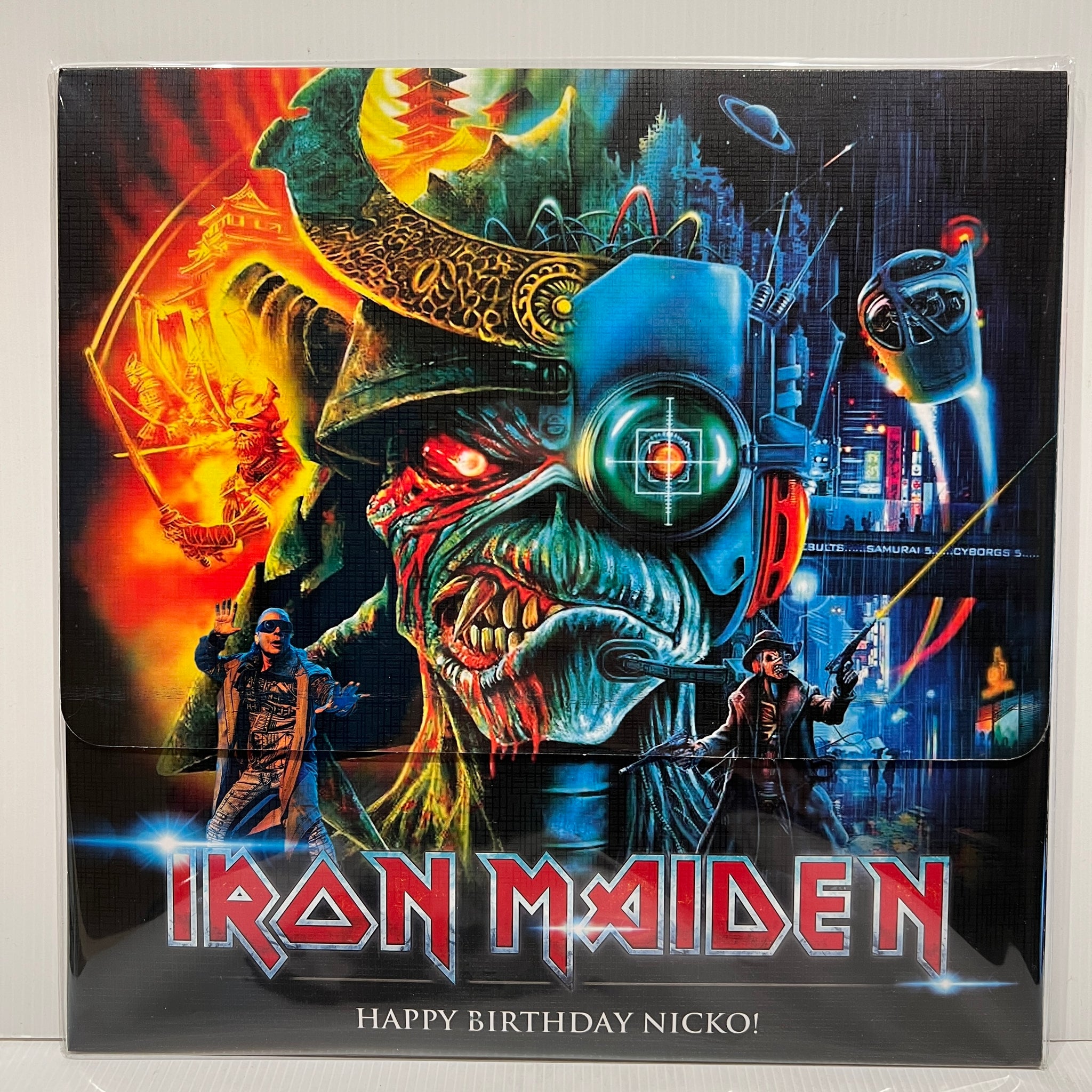 Iron Maiden - Happy Birthday Nicko! - rare coloured vinyl 2LP