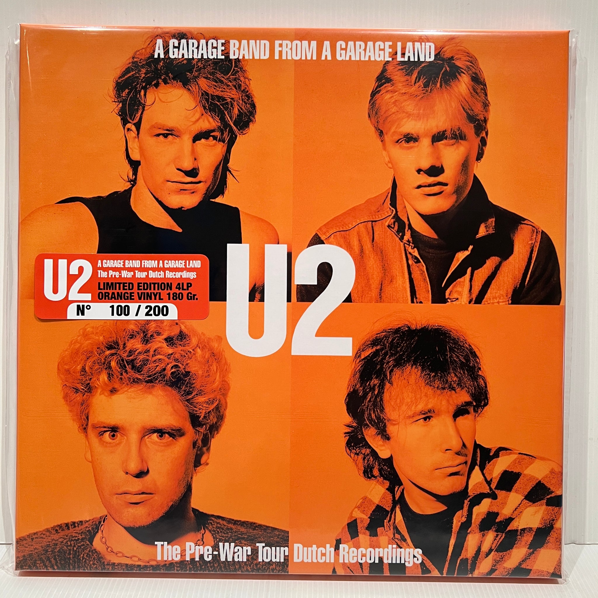 U2 - A Garage Band from a Garage Land - rare limited ORANGE vinyl