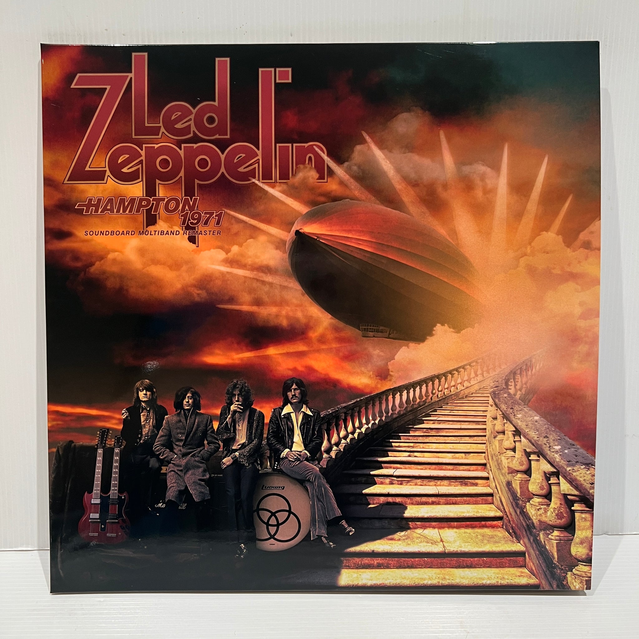 Led Zeppelin - Hampton 1971 - rare limited ORANGE vinyl 2LP