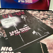 Load image into Gallery viewer, U2 - Last Night at The Sphere - rare limited RED Vinyl 4LP box
