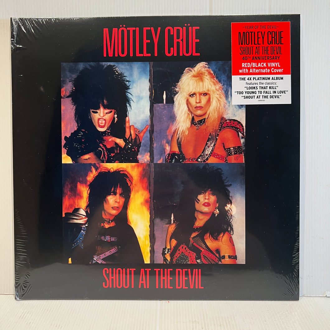 Mötley Crüe - Shout at the Devil - limited RED/BLACK vinyl Edition