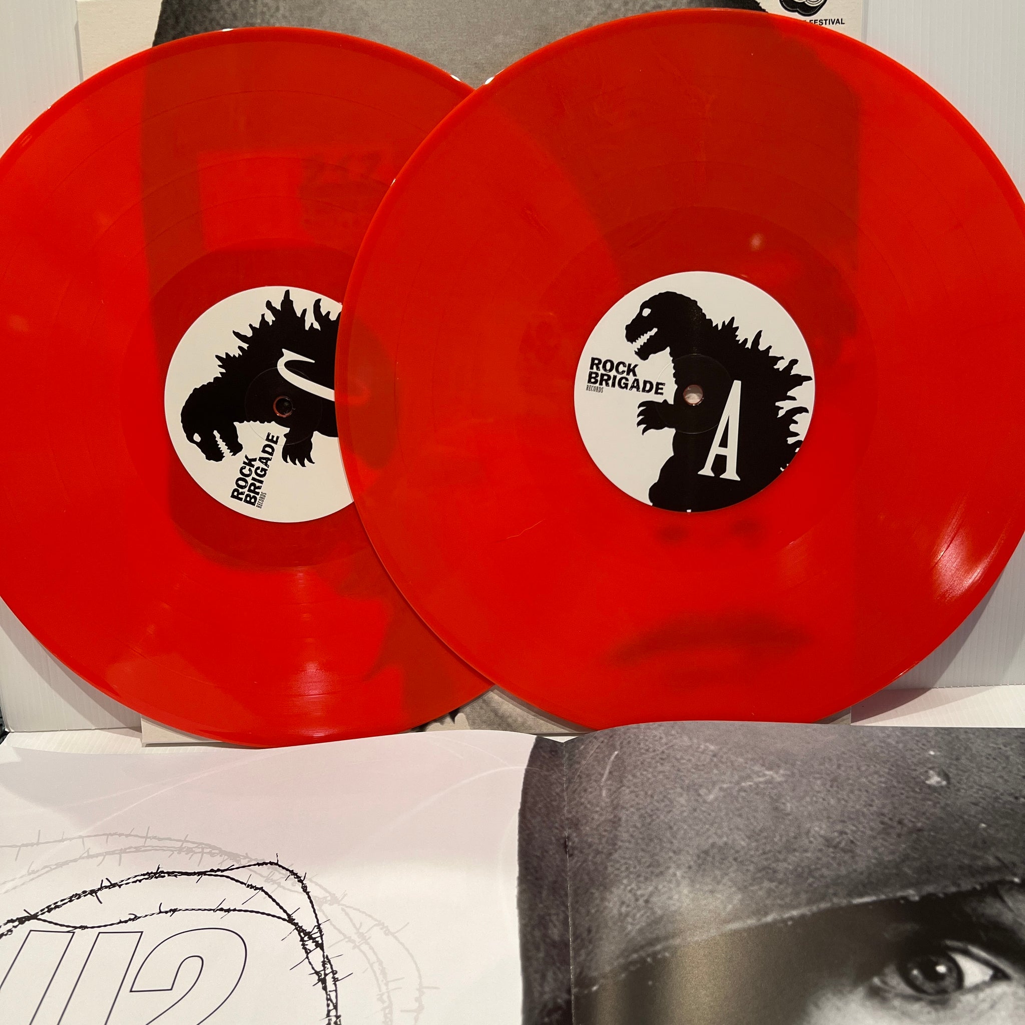 U2 - War Tour - rare limited RED vinyl 2LP – rockrecordscollectors