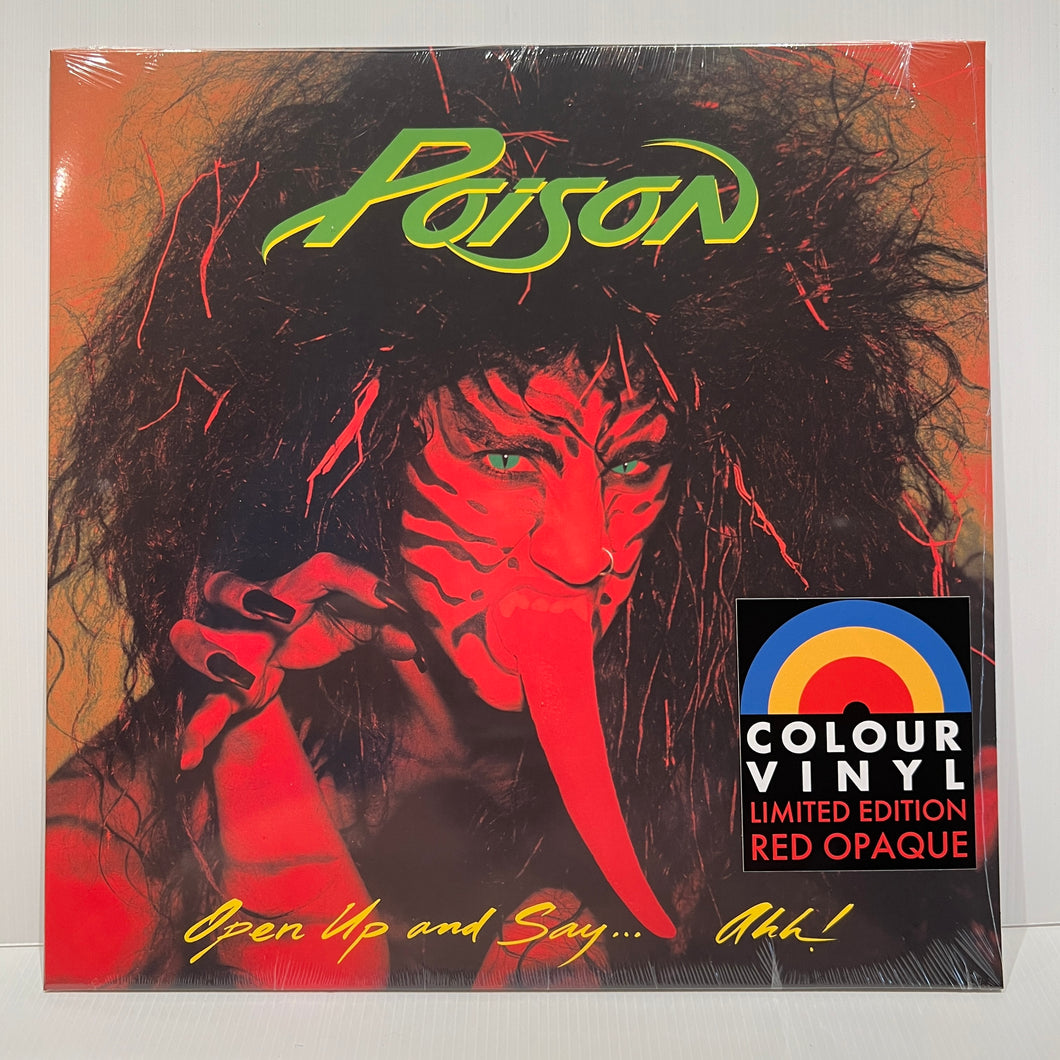 Poison - Open Up and say ..... Ahh! - limited RED vinyl LP