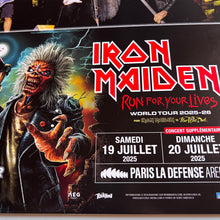 Load image into Gallery viewer, Iron Maiden - Run for your lives - Paris 2025 - rare limited CRYSTAL vinyl 3LP
