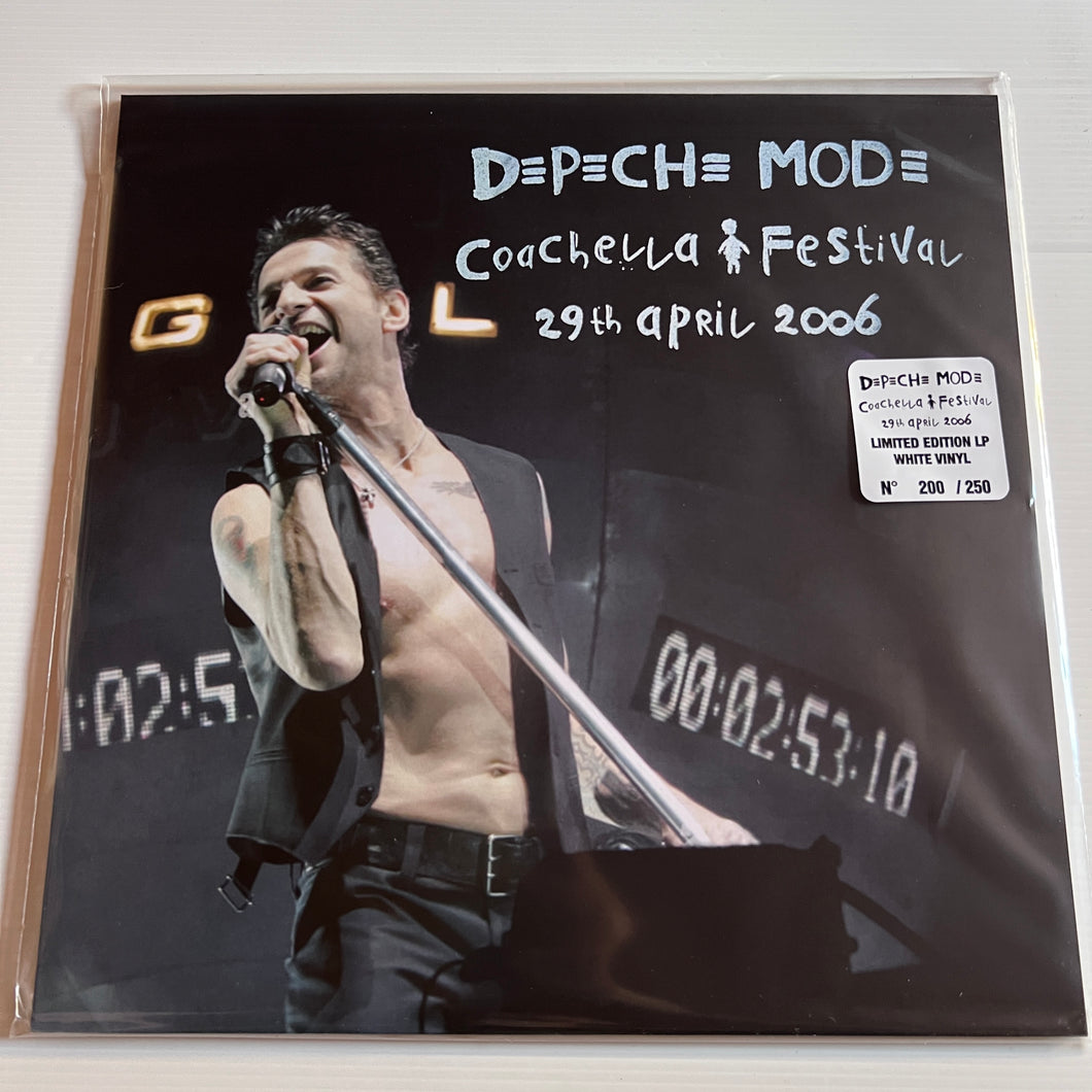Depeche Mode - Coachella Festival - rare limited WHITE vinyl LP