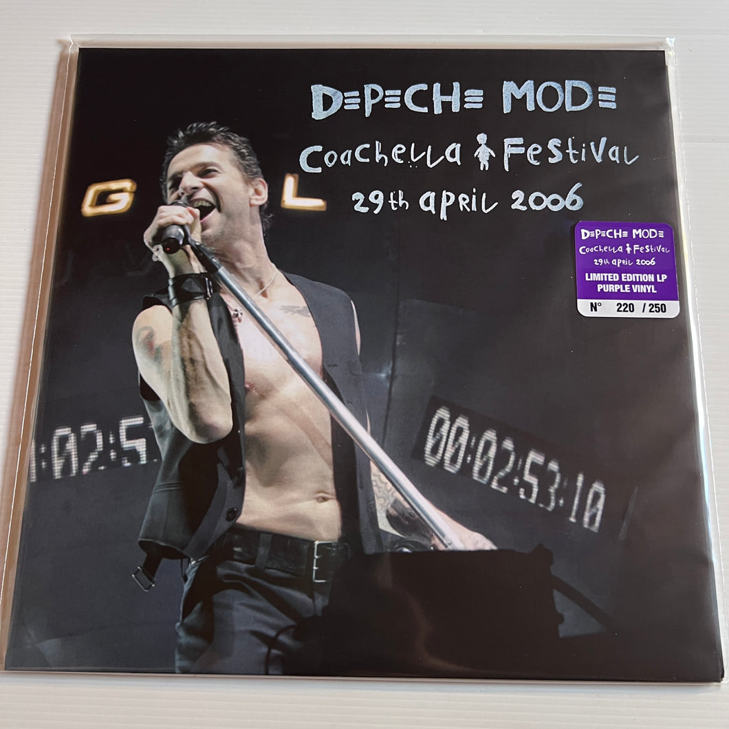 Depeche Mode - Coachella Festival - rare limited PURPLE vinyl LP