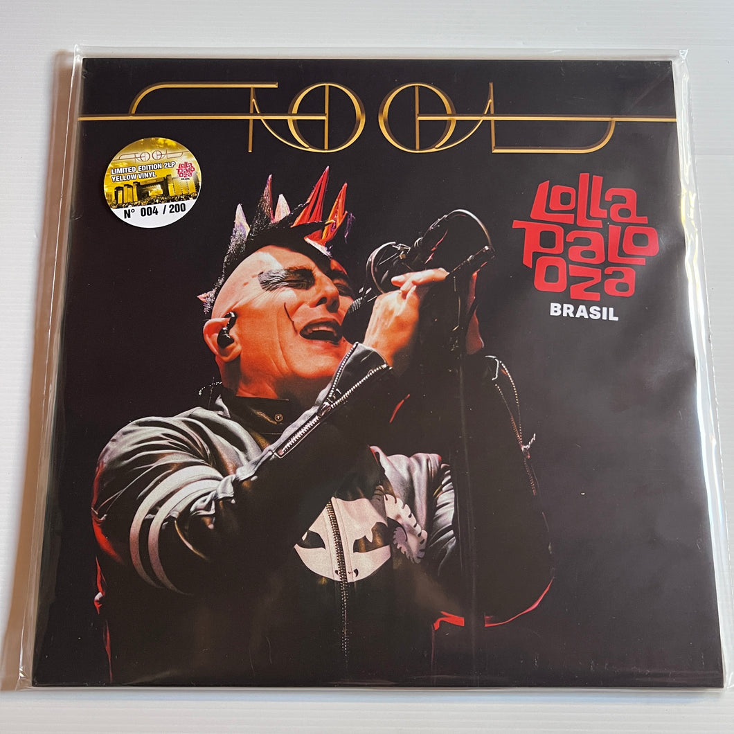 Tool - Lollapalooza Brasil - rare limited YELLOW vinyl 2LP