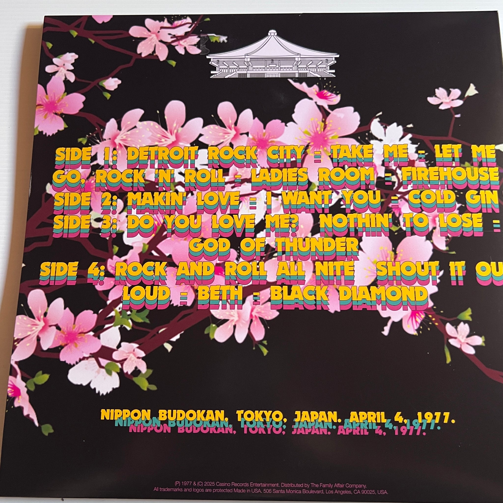 KIss - Final Beast at Budokan - Rare limited PINK vinyl 2LP