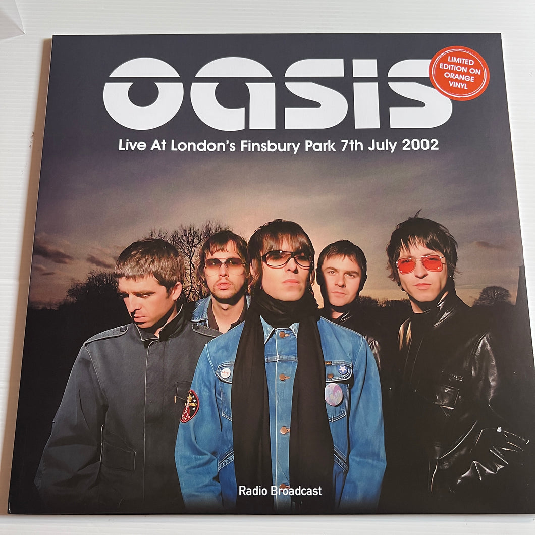 Oasis - Live at London's Finsbury Park  - rare limited ORANGE vinyl LP