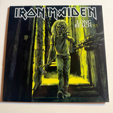 Load image into Gallery viewer, Iron Maiden - Long Beach'81 - rare limited GREEN vinyl LP

