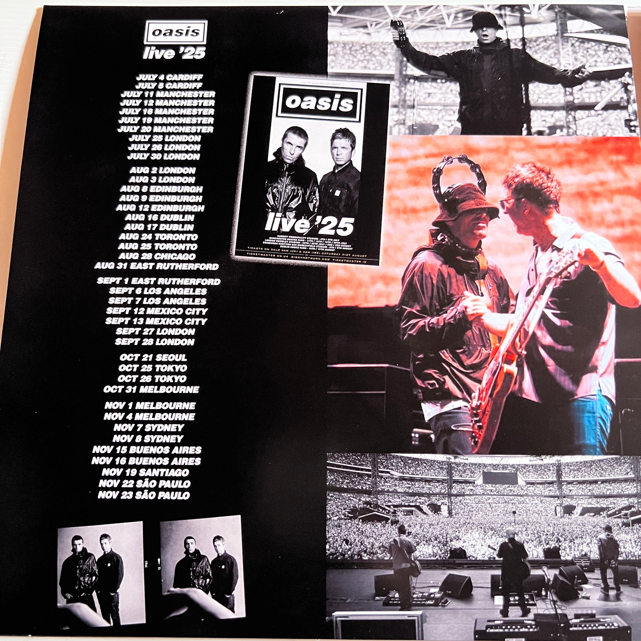Oasis - This is not a drill - rare limited CRYSTAL vinyl 3LP