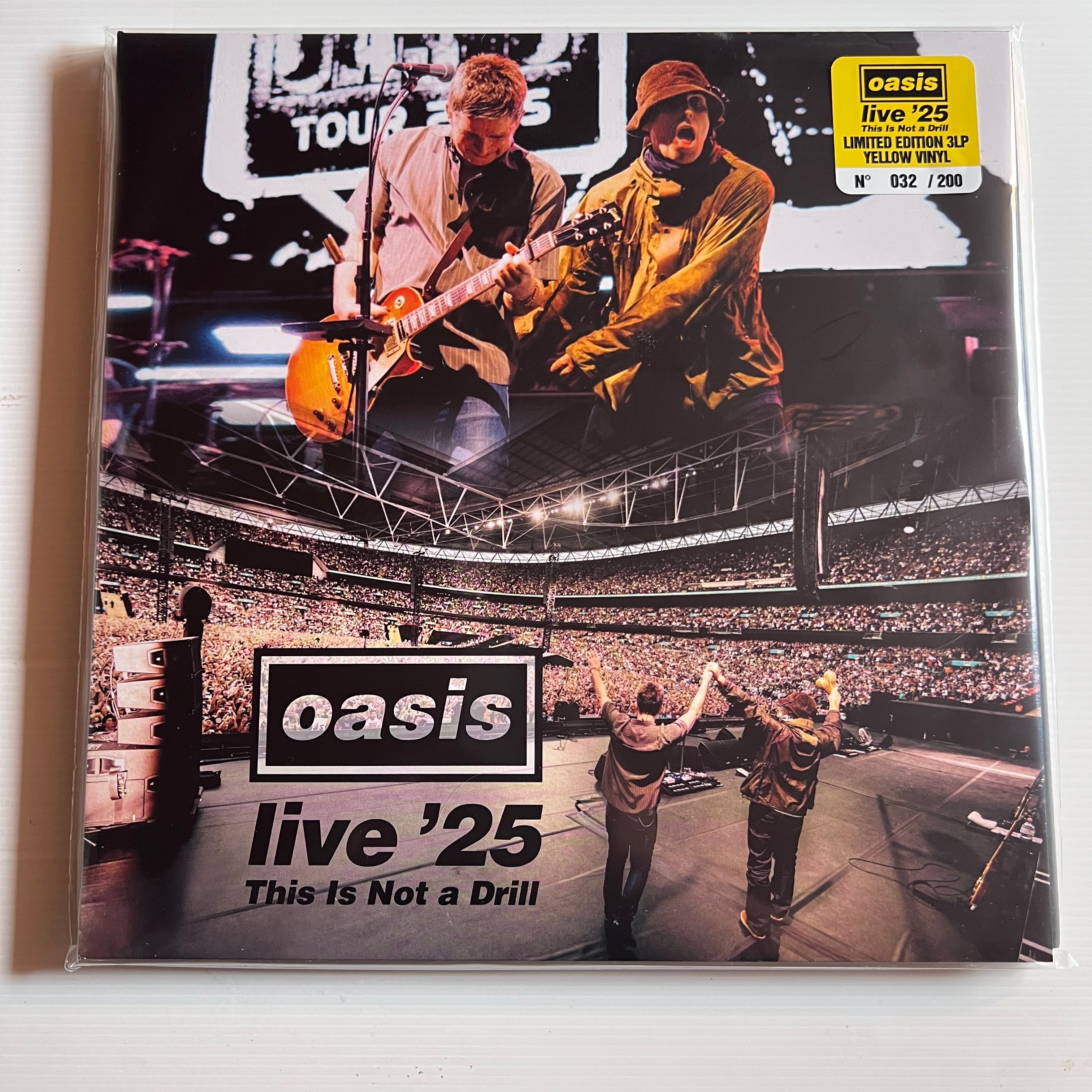 Oasis - This is not a drill - rare limited YELLOW vinyl 3LP