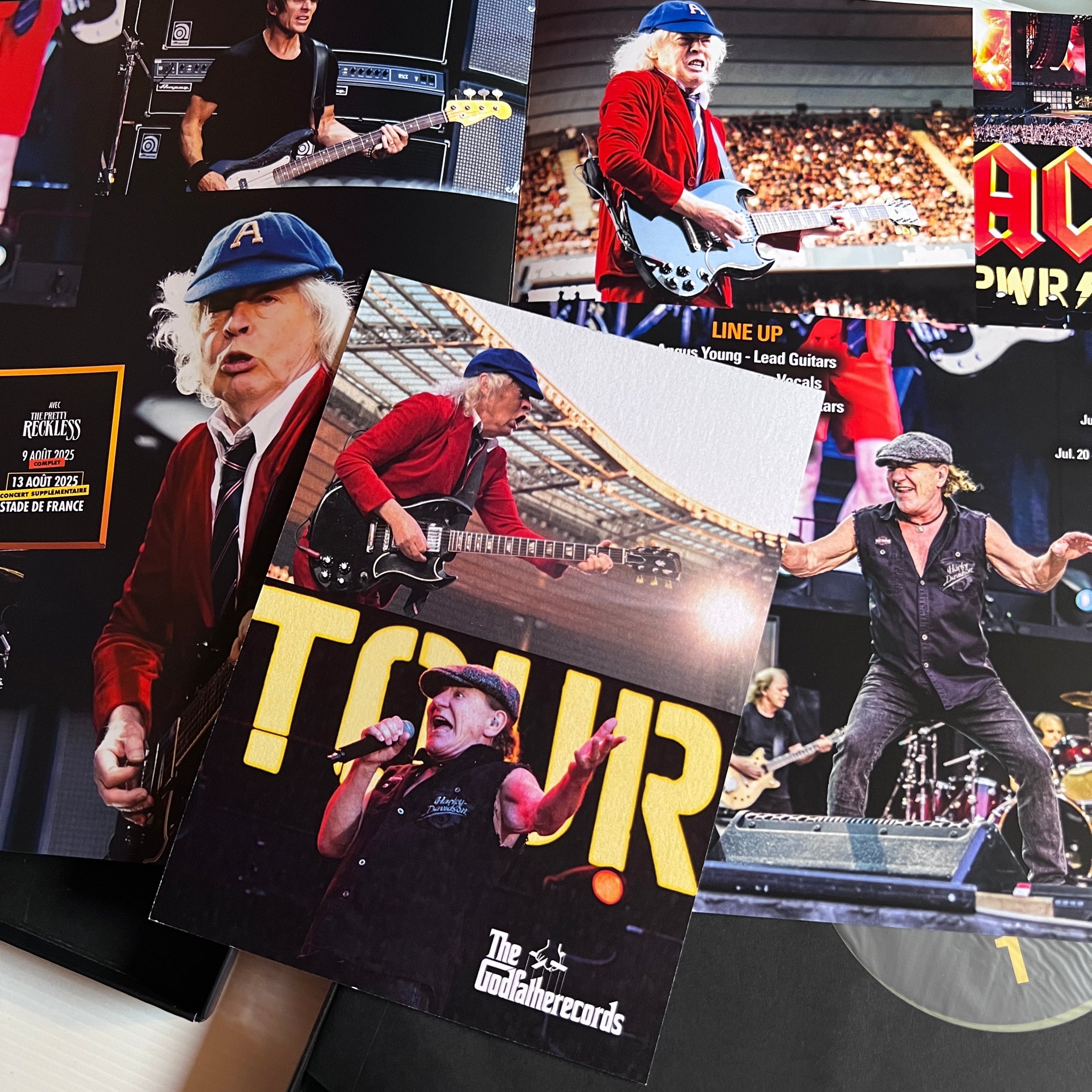 AC/DC - PWR UP FRANCE - rare limited YELLOW vinyl 6LP BOX ...