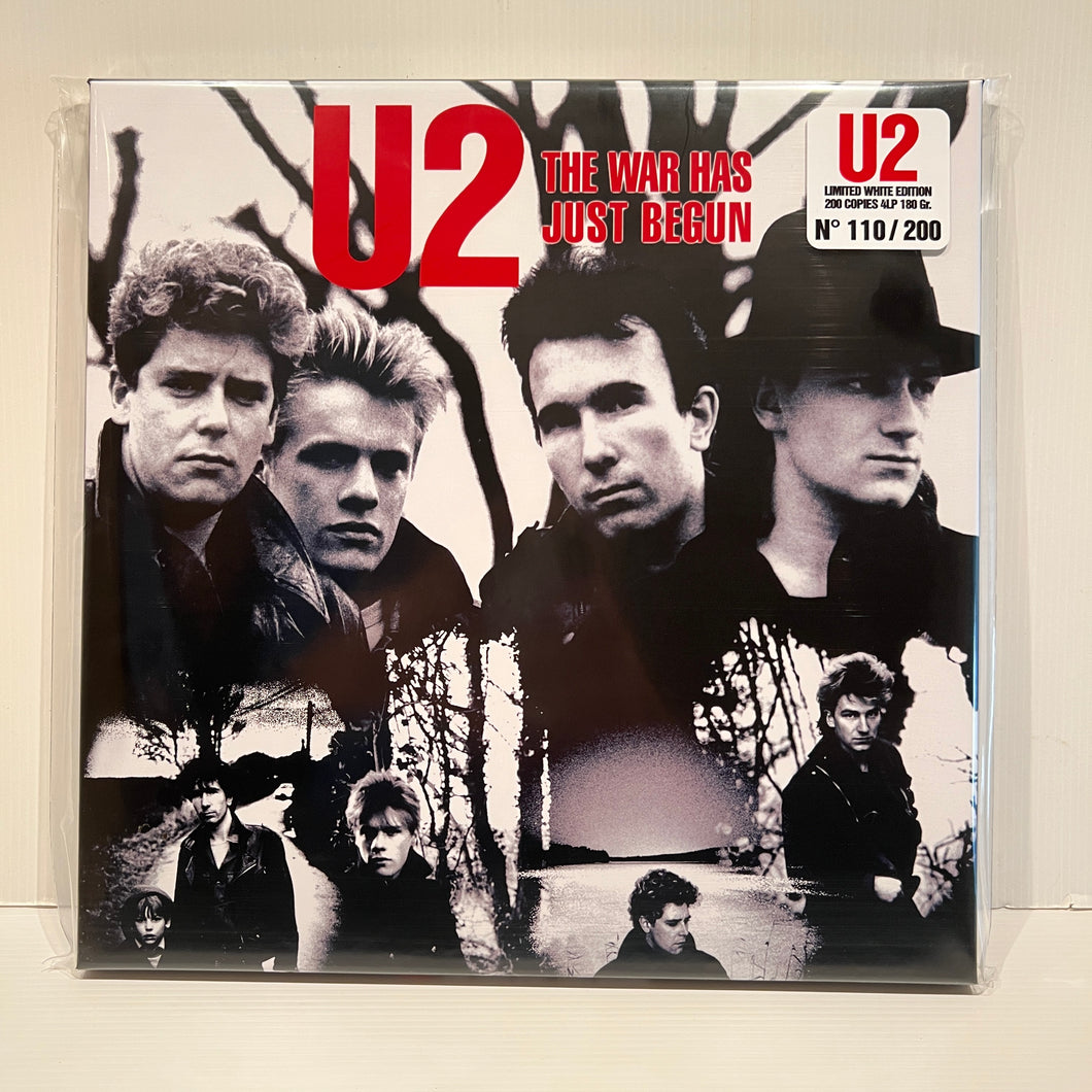 U2 - The War Has Just Begun - rare limited WHITE vinyl 4LP box 