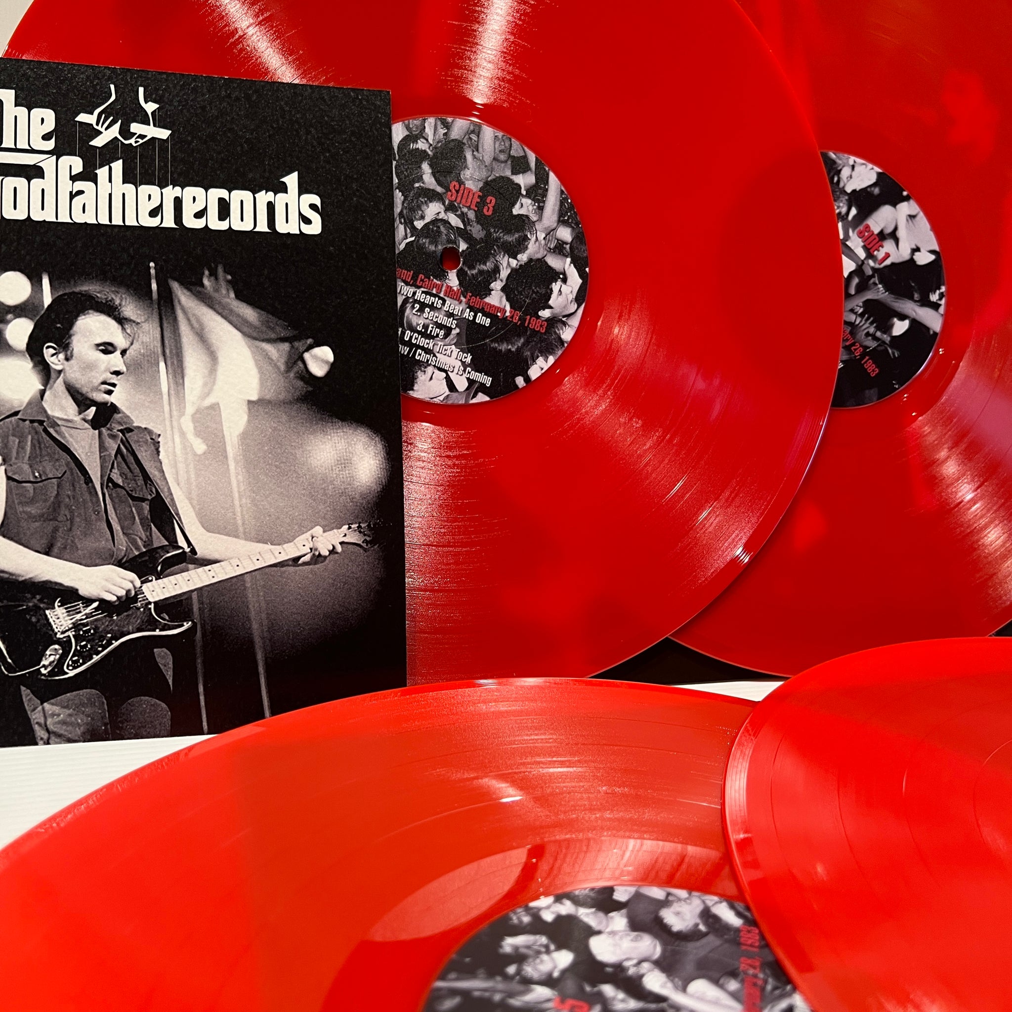 U2 - The War Has Just Begun - rare limited RED vinyl 4LP box