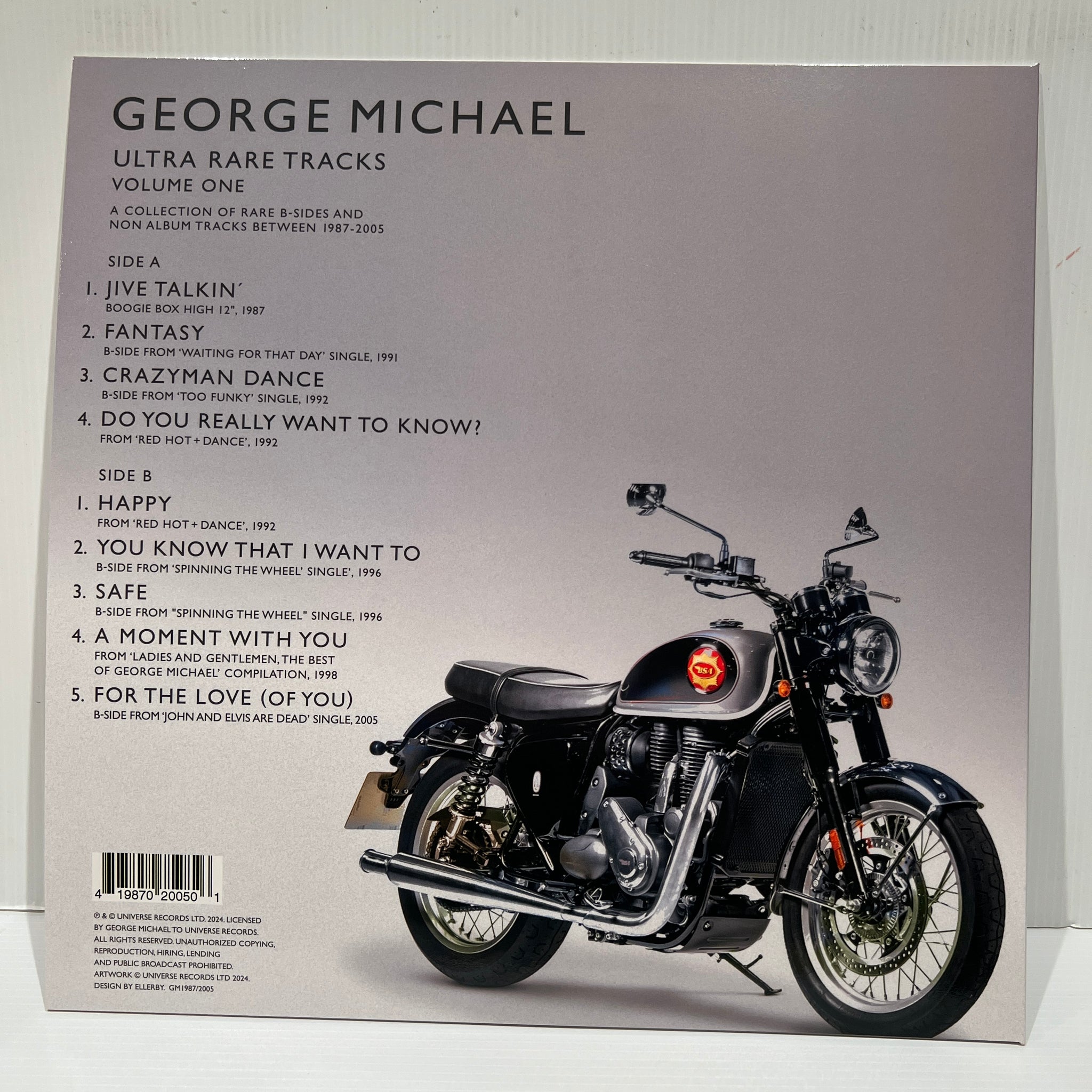 George Michael - Ultra Rare Tracks Vol 1 - Limited RED vinyl LP 