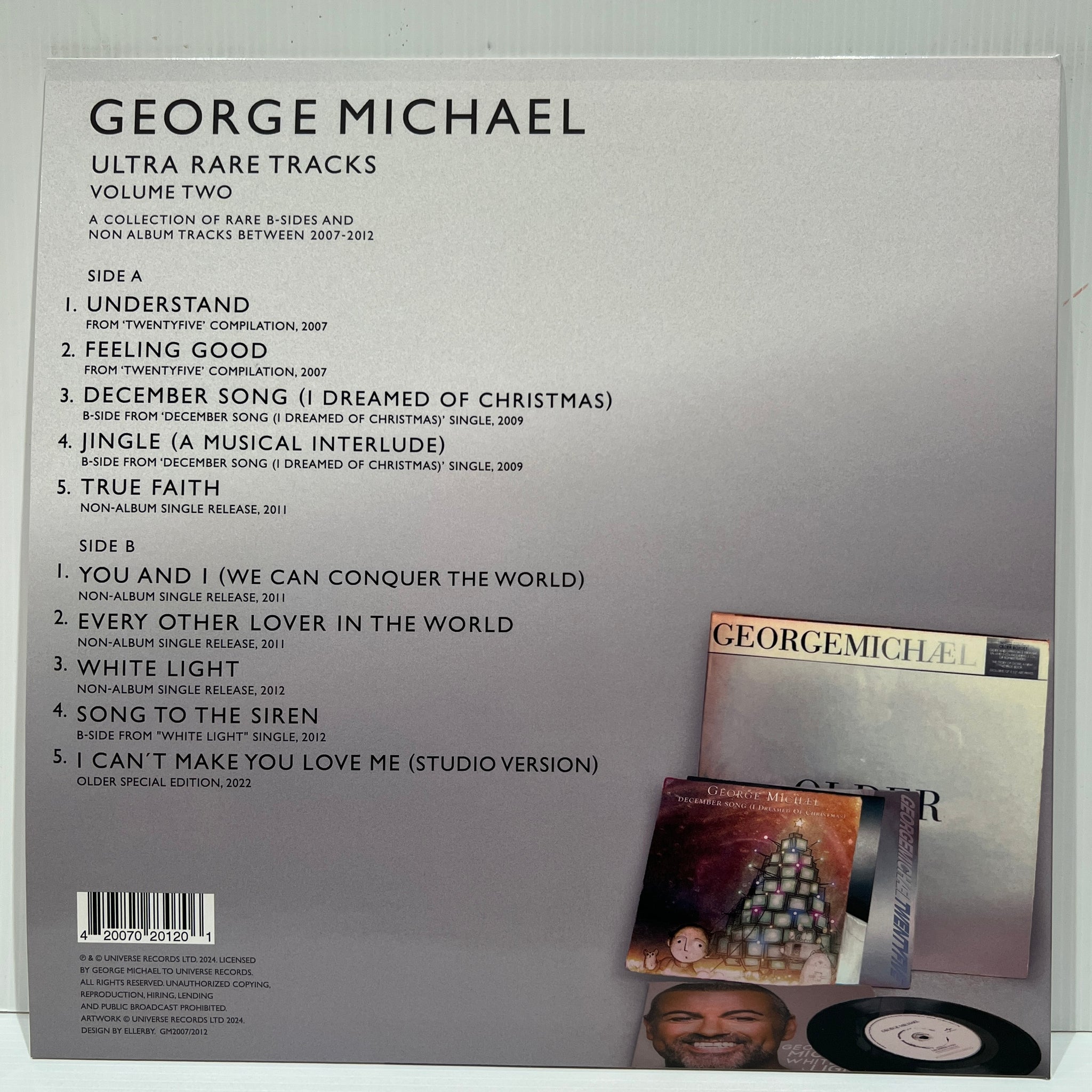 George Michael - Ultra Rare Tracks Vol 2 - Limited BLUE vinyl LP